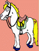 coloriage en ligne d´un cheval